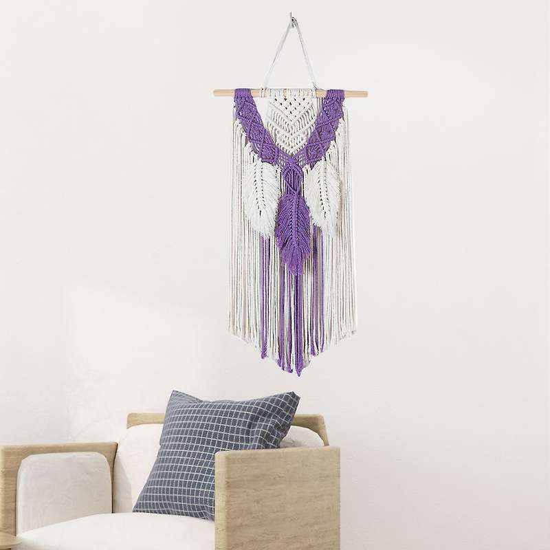 Bohemian Cotton Rope Mixed 3-leaf Woven Tapestry Popular Style
