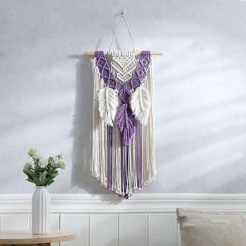 Bohemian Cotton Rope Mixed 3-leaf Woven Tapestry Popular Style