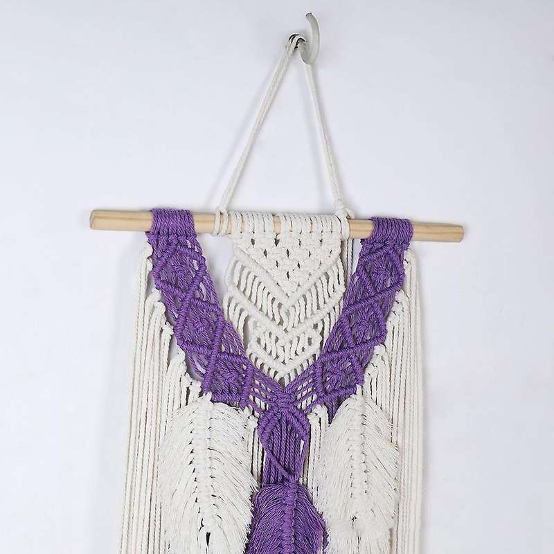Bohemian Cotton Rope Mixed 3-leaf Woven Tapestry Popular Style