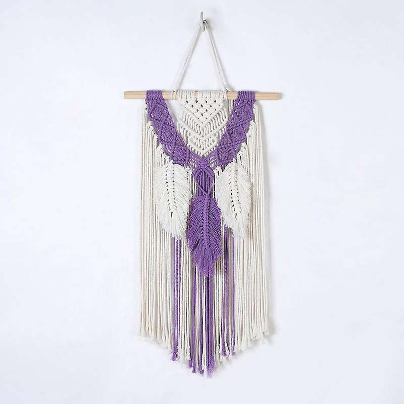 Bohemian Cotton Rope Mixed 3-leaf Woven Tapestry Popular Style