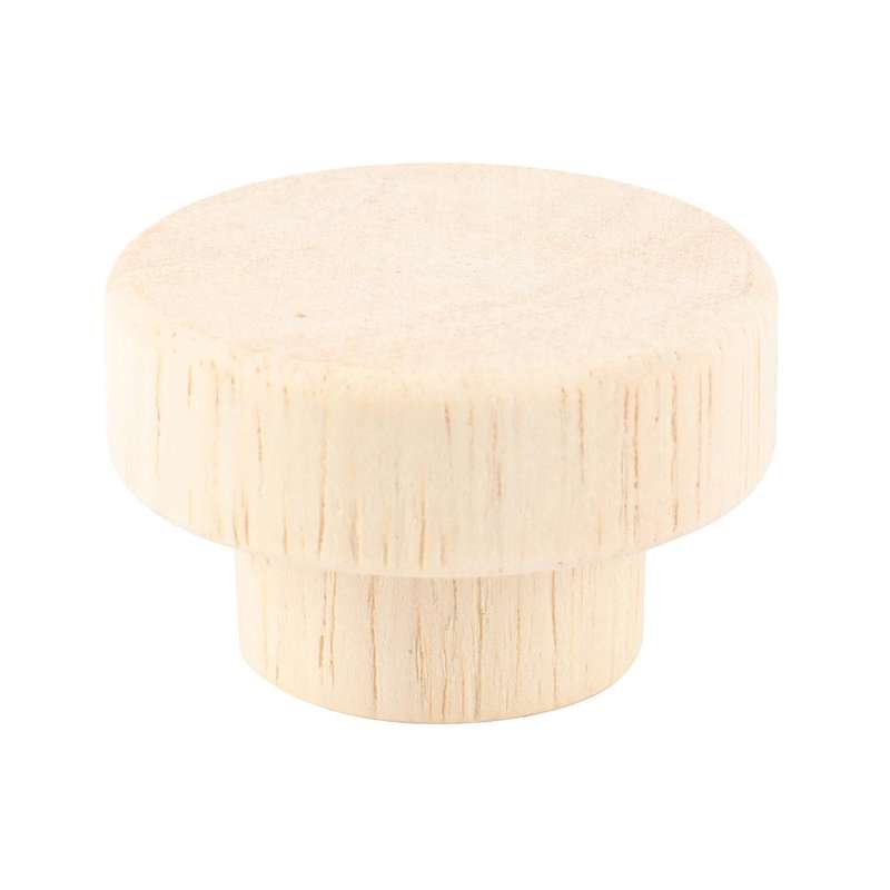 10pcs Wood Round Pull Knobs for Cabinet Drawer Handle Furniture M