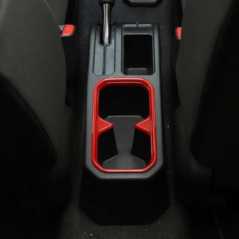 Gear Shift Cup Holder Trim for Suzuki Jimny 2019,abs Red