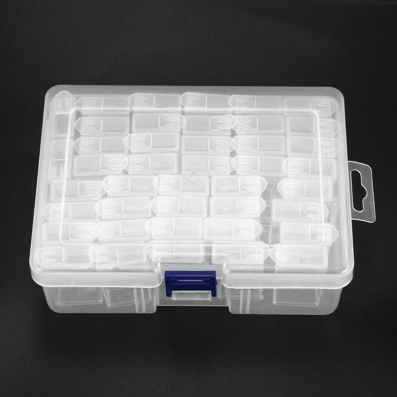42 Grids Diamond Painting Tools Container Rhinestone Storage Box