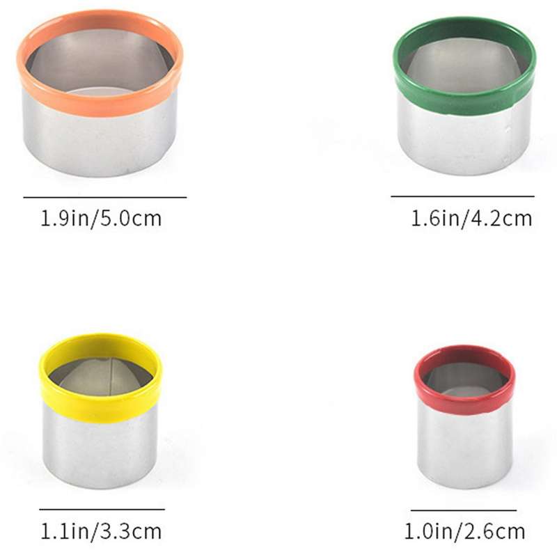 12pcs Stainless Steel Biscuit Mould Set Fondant Biscuit Cutting Mould