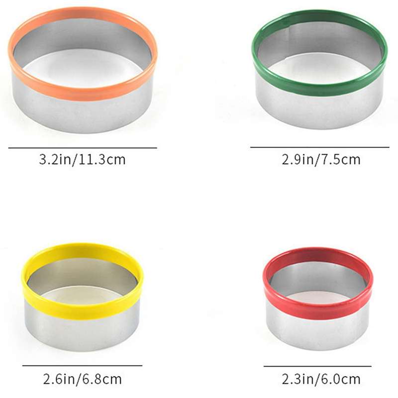 12pcs Stainless Steel Biscuit Mould Set Fondant Biscuit Cutting Mould