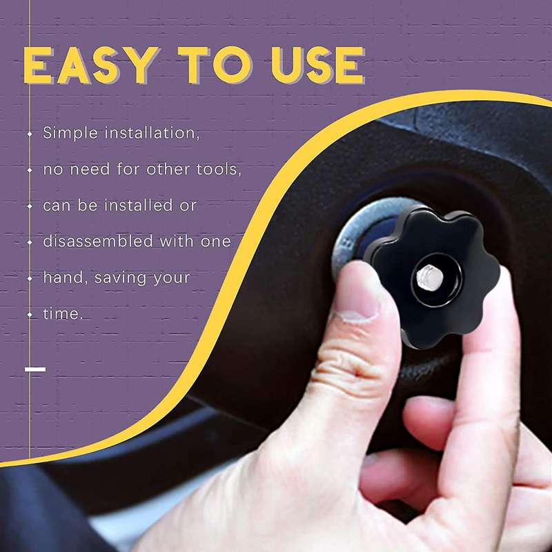 15pcs Star Shape Hand Knobs Grip Kit for Mechanical Equipment (m8)