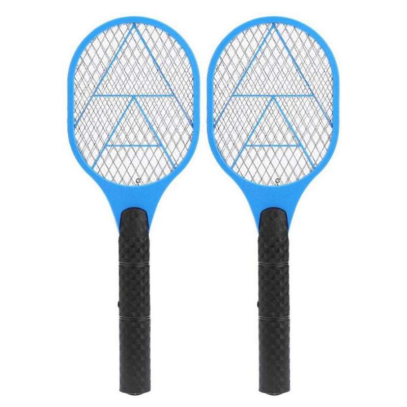 2x Batteries Electric Mosquito Swatter Anti Mosquito Fly Repellent