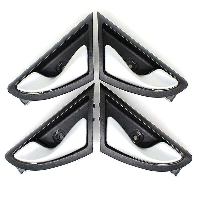 4pcs Car Door Handle for Jac J3 J3s Turin 2009-2015 Matte Silver