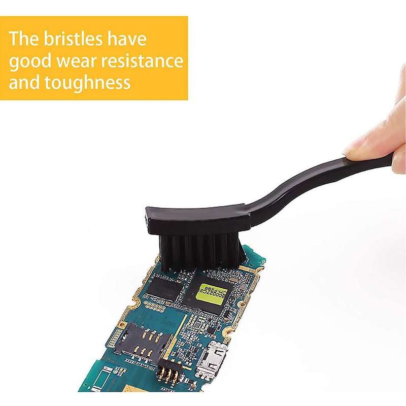 16 Plastic Handle Anti Static Brushes Small Spaces Cleaning Brushes
