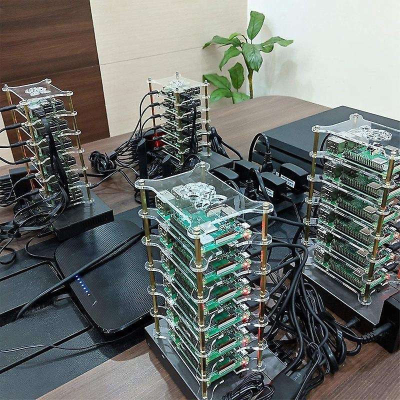 6-layers Acrylic Bone Plate Stack for Raspberry Pi 4b/3b+/3b/2b/b+