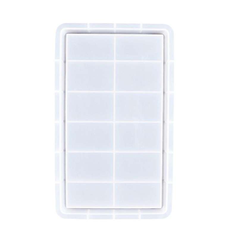 Rectangle Tray Epoxy Resin Mold Fruit Plate Board Tea Cup(m)