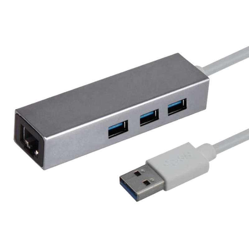 Usb3.1 Hub Gigabit Ethernet Network Adapter+3 Port Hub Usb 3.0