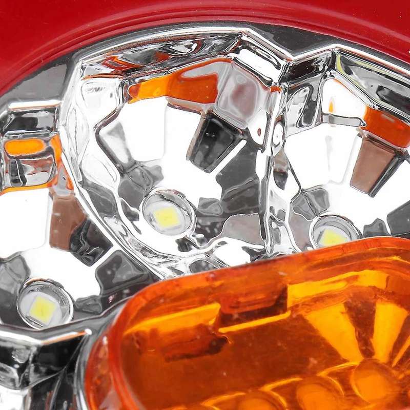 Round Led 4 In 1 Truck Tail Light 12-24v for Trailer Lorry Rv