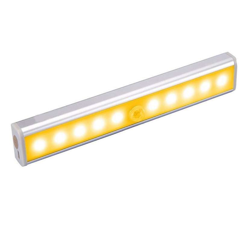 Led Night Light Motion Sensor Light for Kitchen Cabinet, Warm Light