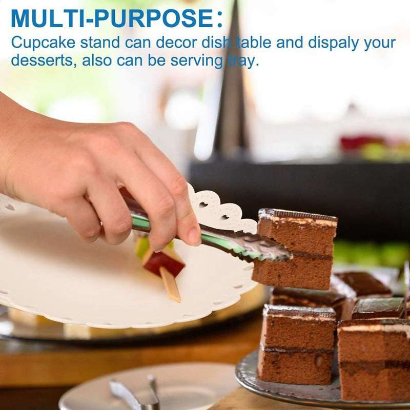 European Three-layer Cake Stand 3-tier Fruits Plate & Pastry Snacks