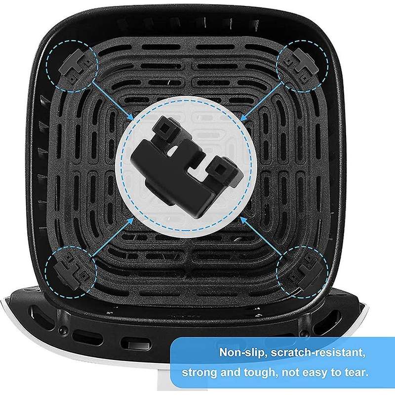 6pcs Rubber Bumpers for Instant Vortex Cosori Air Fryer,anti-scratch