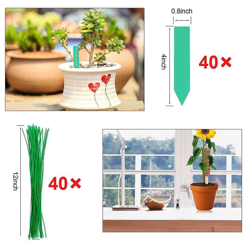 82pcs Moss Poles Set - Coir Totem Poles for Indoor Creepers Plant