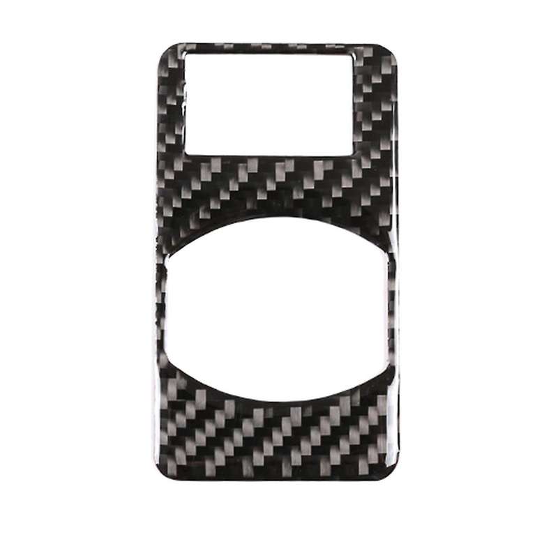 Car Indoor Trunk Switch Button Frame Cover Sticker Trim Carbon Fiber