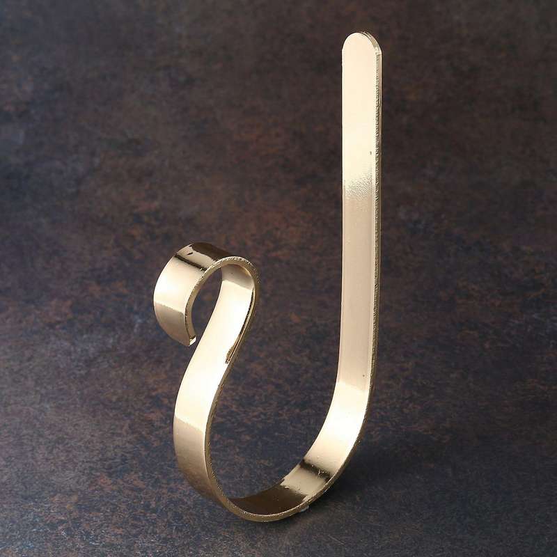 For Stockings,home Kitchen Hooks with Non-slip Stickers 4pcs - Gold