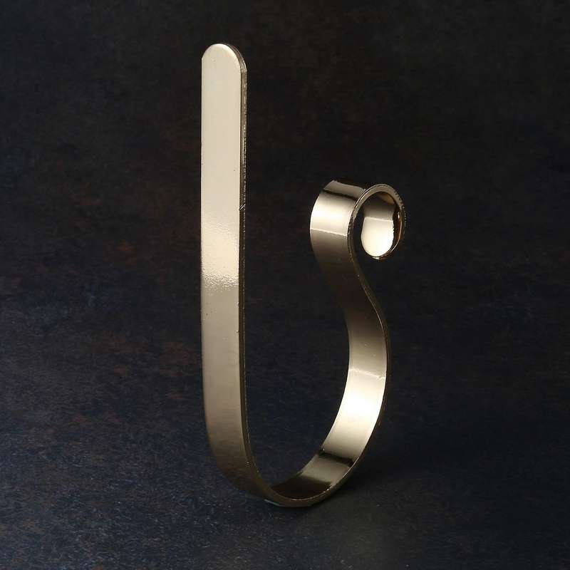For Stockings,home Kitchen Hooks with Non-slip Stickers 4pcs - Gold