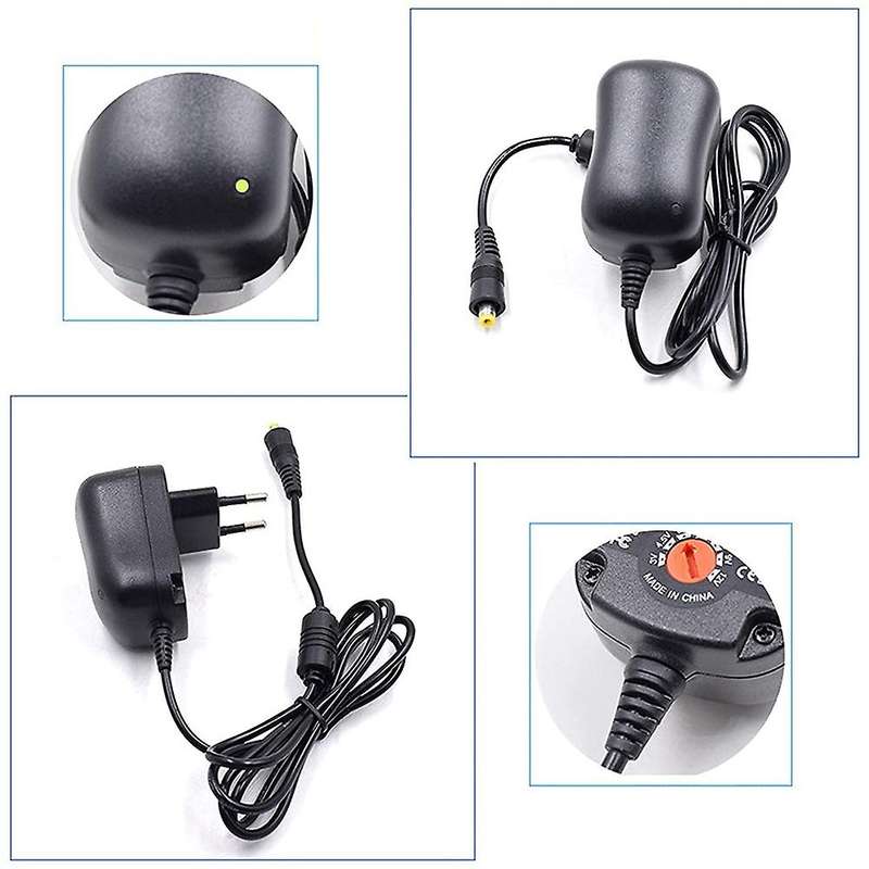 Portable Power Supply, with 8 Different Adapter Heads 3v-12v Eu Plug