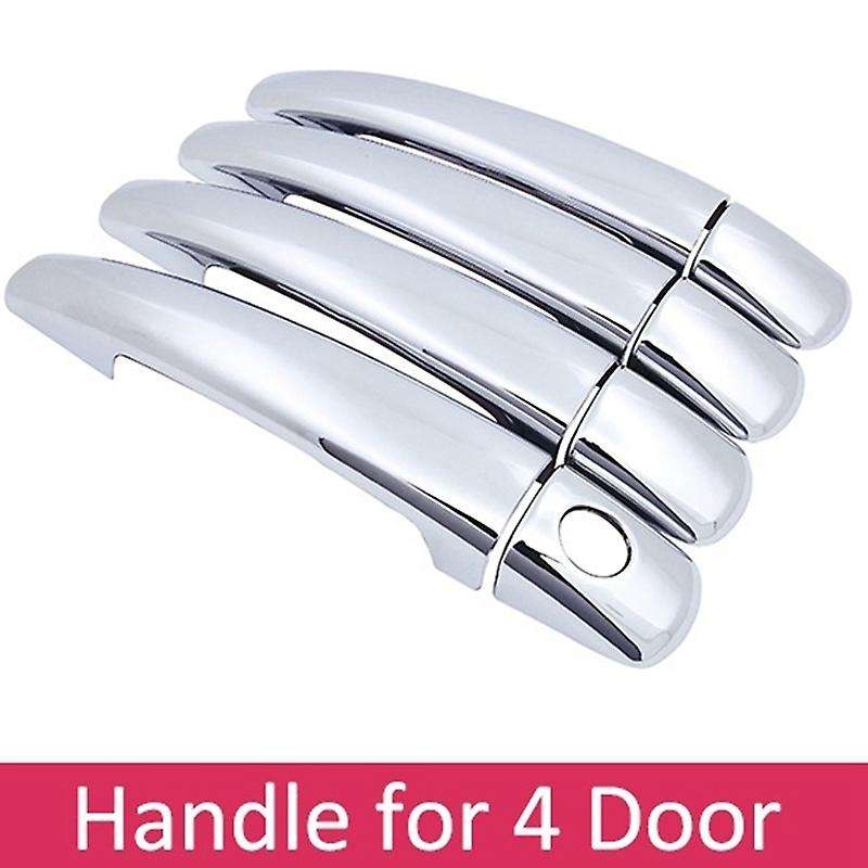 For Peugeot 208 2012-2018 Luxuriou Chrome Exterior Door Handle Cover