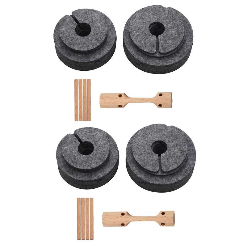 2x Sheep Shape Anti Slip Cup Pads Coasters Insulated Round,light Grey