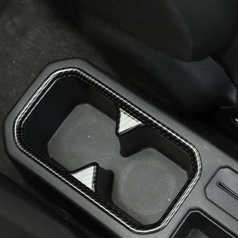 Gear Shift Cup Holder Trim for Suzuki Jimny 2019,abs Carbon Fiber