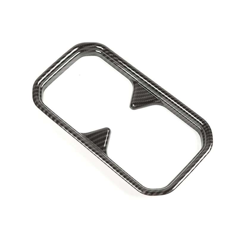 Gear Shift Cup Holder Trim for Suzuki Jimny 2019,abs Carbon Fiber