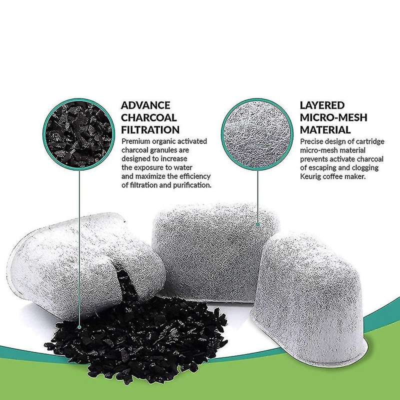 12pcs for Keurig Water Filter Compatible with Purehq-activated Carbon