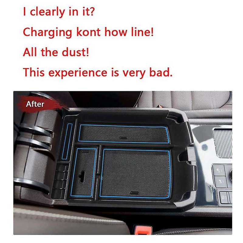 For Atlas 2018-2021 Accessories Car Central Console Organizer Tray