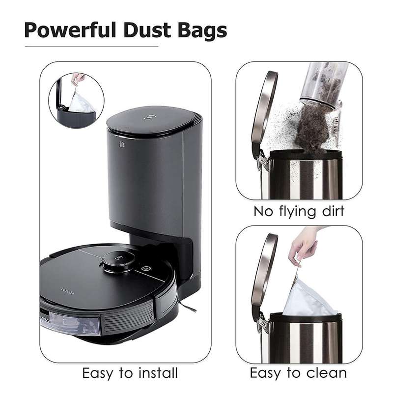Replacement Vacuum Bags for Ecovacs Deebot Ozmo T8 Aivi T8 Max