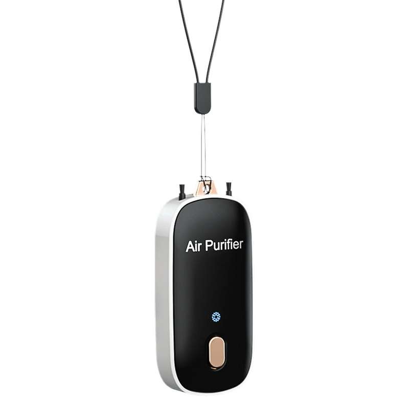 Purifier Mini 24h Working Collar Clip Hanging Neck Air Purifier White