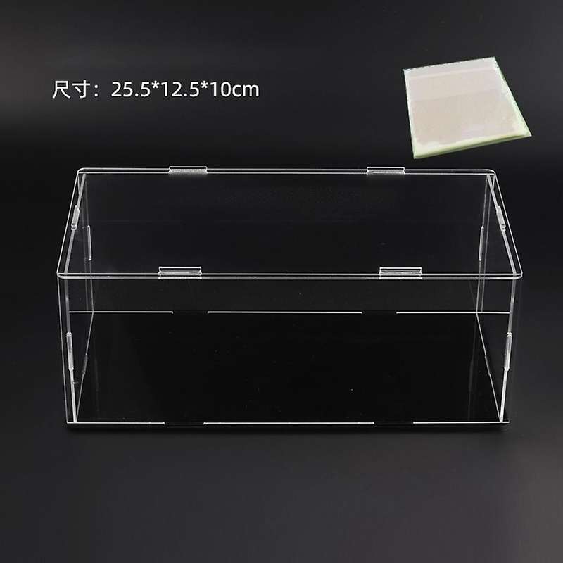 1 Transparent Cabinet for 1:24 Die-cast Model Toy Car 25.5x12.5x10cm