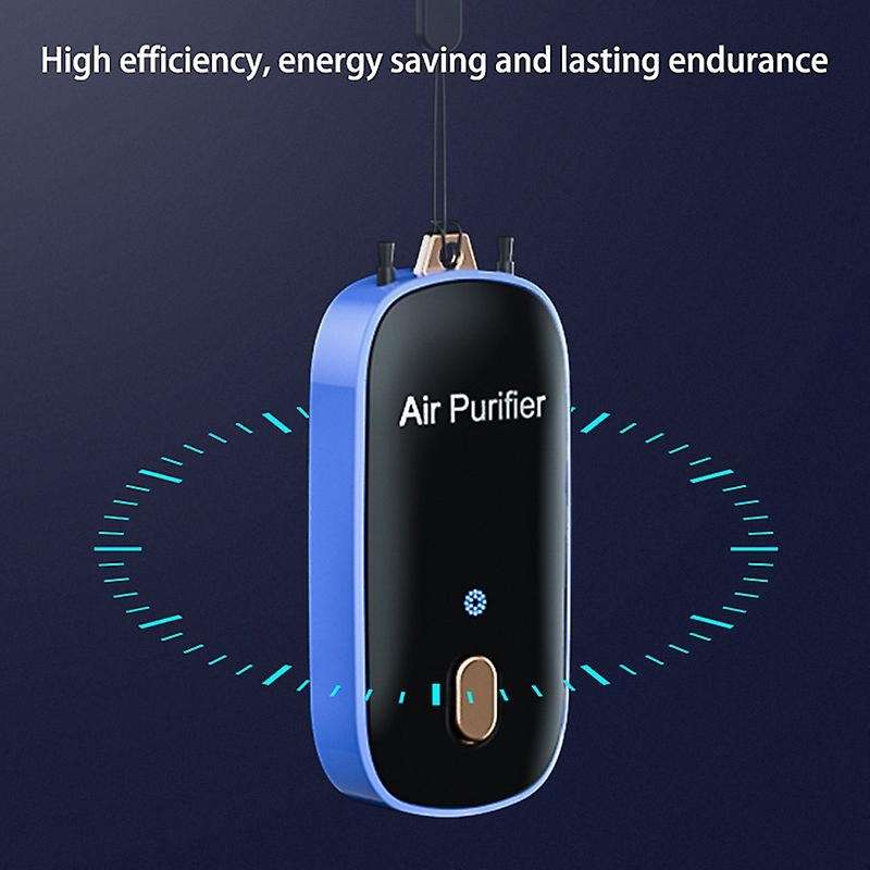 Purifier Mini 24h Working Collar Clip Hanging Neck Air Purifier Pink