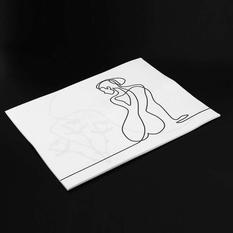 9 Pieces Minimalist Art Prints Unframed Woman Minimal Line Wall Decor