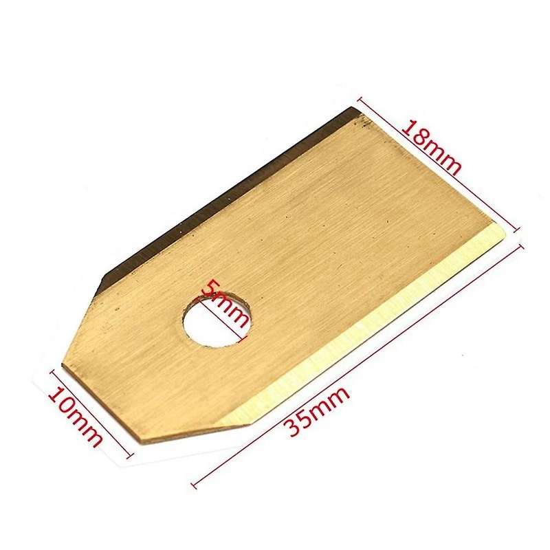0.75mm Titanium Coated Stainless Steel Lawn Mower Blade + Screw 30pcs