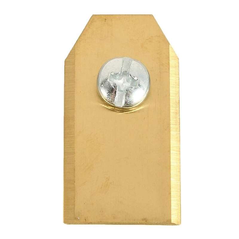 0.75mm Titanium Coated Stainless Steel Lawn Mower Blade + Screw 30pcs