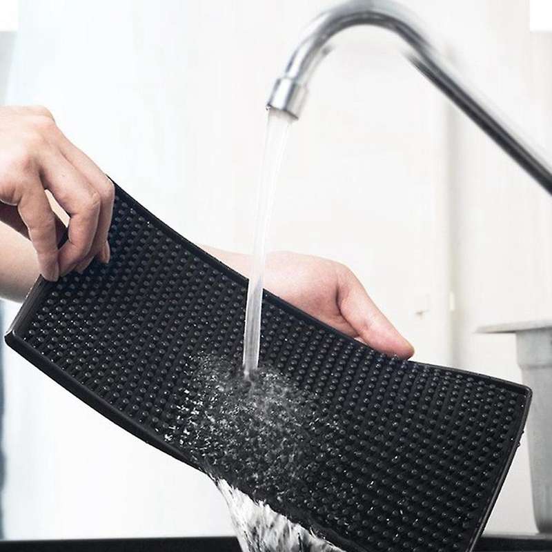 2pcs Pvc Tableware Mat Soft Rubber Mat for Bar Home Restaurant Table