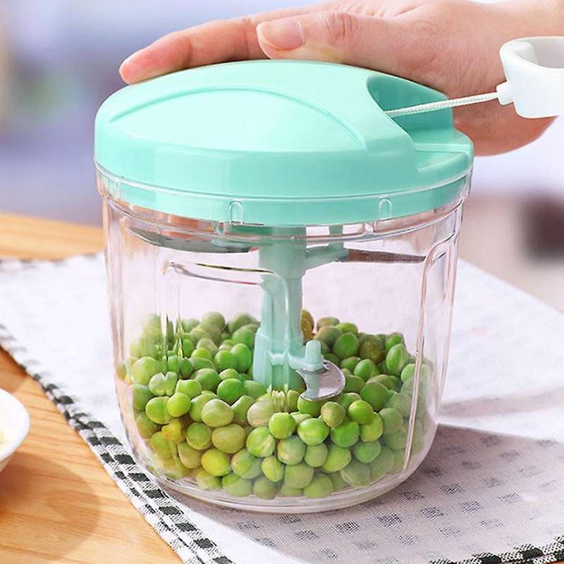 1000ml Manual Speedy Chopper Hand Pull Garlic Meat Onion Grinder