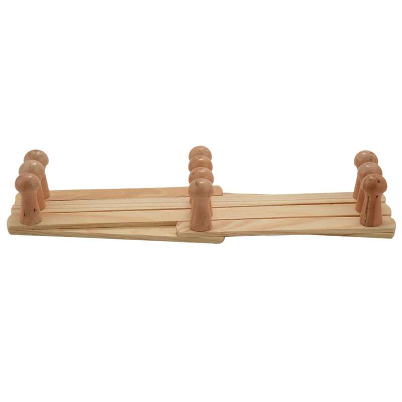 Accordion Wall Hanger 10 Hooks Pack Of 2 Wood Wall Mounted Expandable