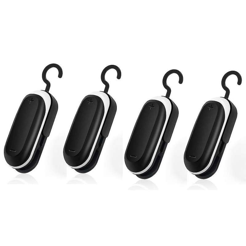 4pcs Mini Bag Sealer, Heat Seal Portable Heat Vacuum Sealers,a