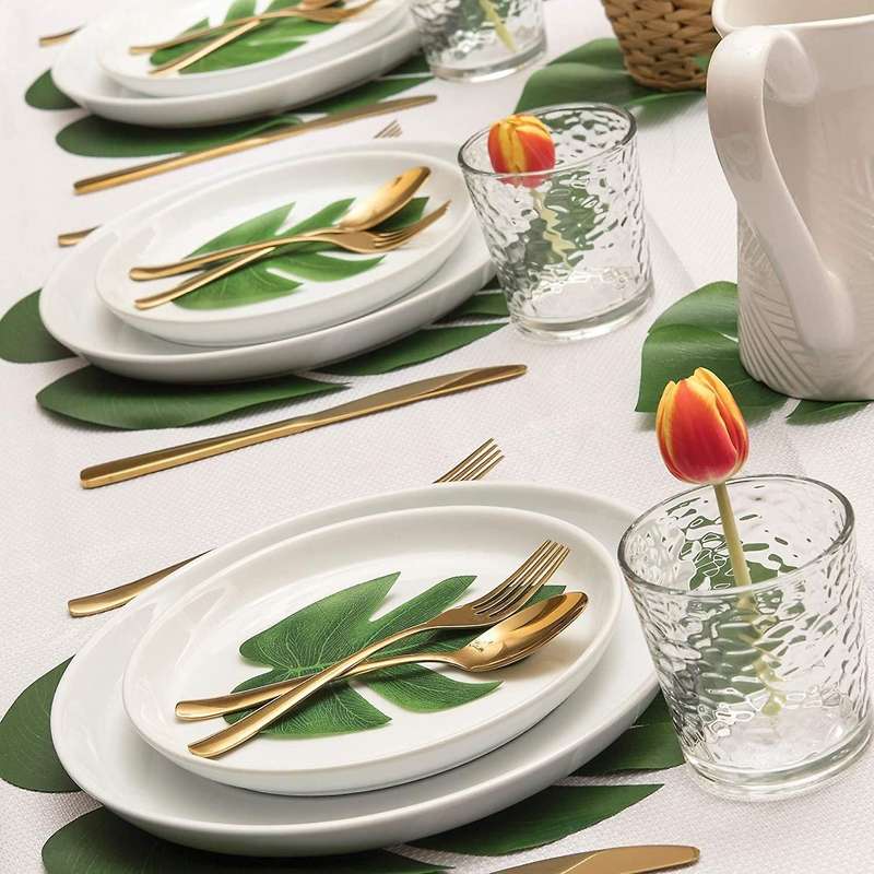 30 Artificial Palm Leaves for Party Decor,fake Tropical Leaf