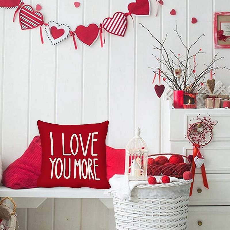Valentine's Day Pillow Case Valentine's Day Decoration