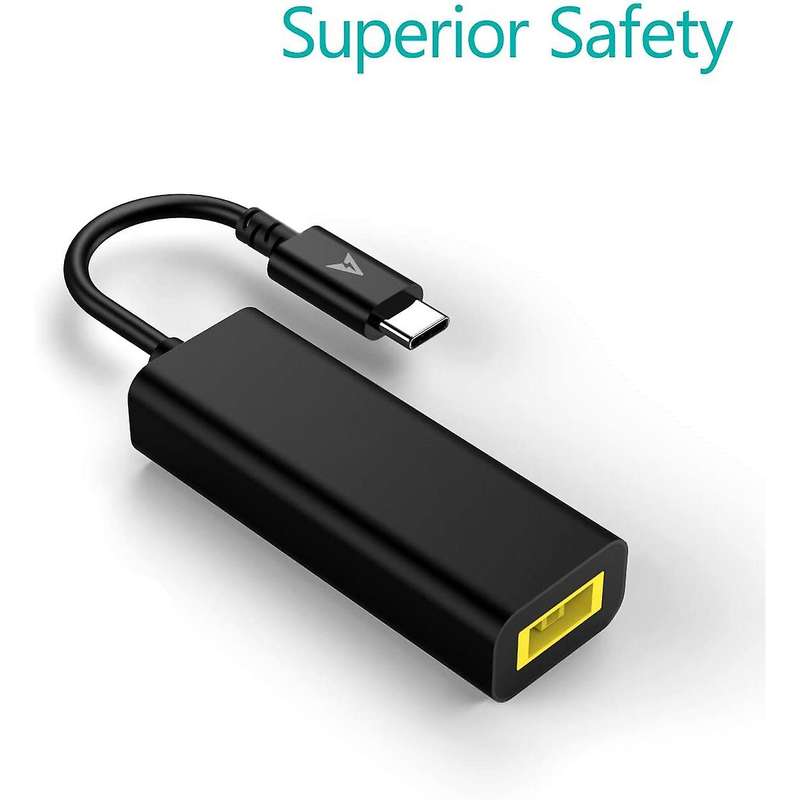 Usb C to Slim Tip Adapter Square 45w to Type C for Lenovo, S8/s9/note