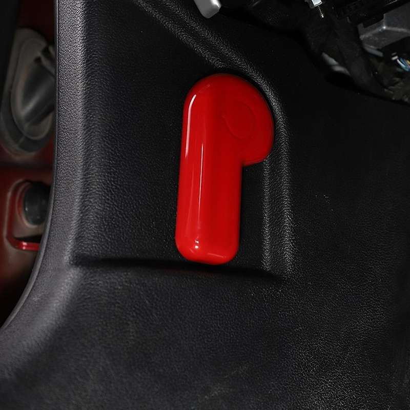 For Ford Mustang 2015-2021 Engine Switch Button Cover, Red