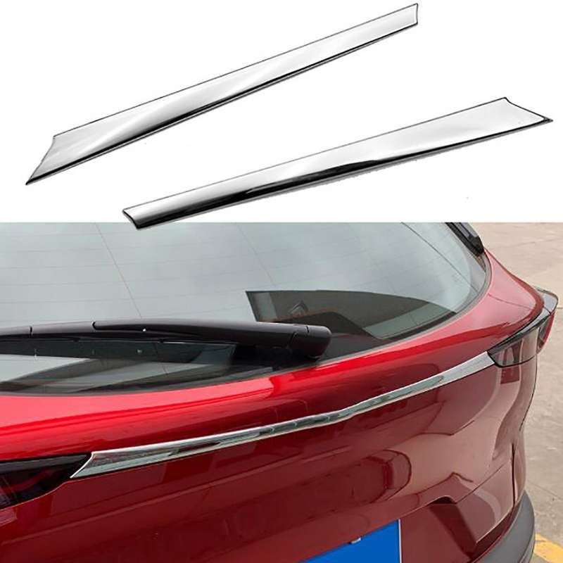For Mazda Abs Rear Trunk Lid Moulding Cover Trim Frame