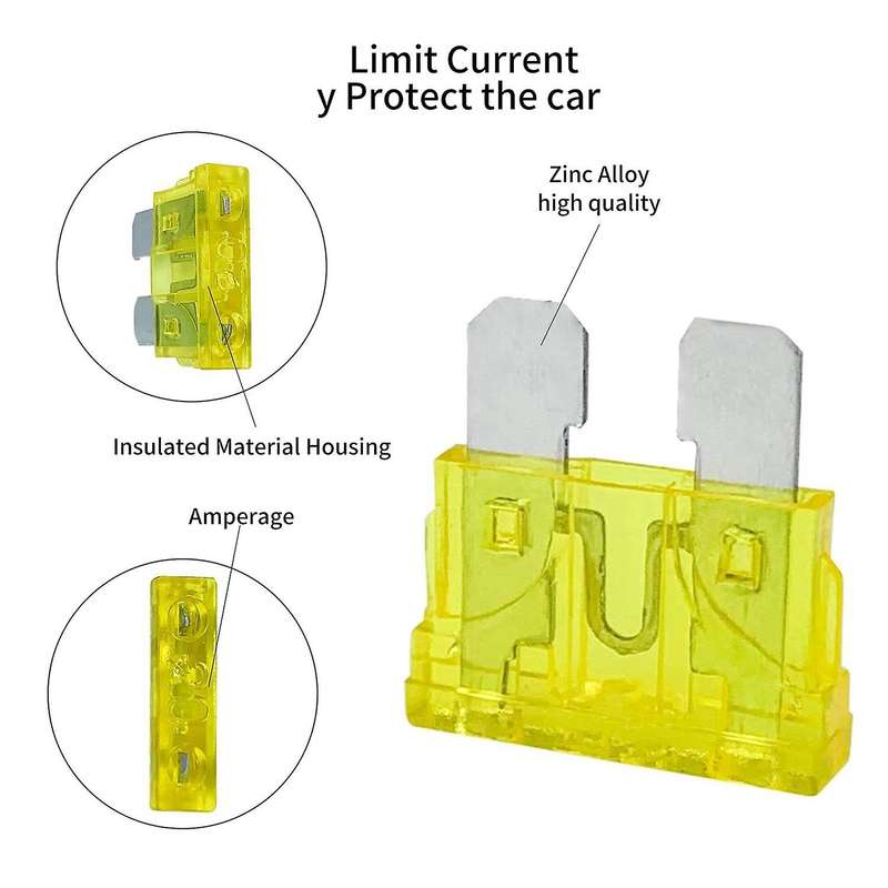 300pcs Car Mini Fuse Kit 2a 3a 5a 7.5a 10a 15a 20a 25a 30a 35a 40a