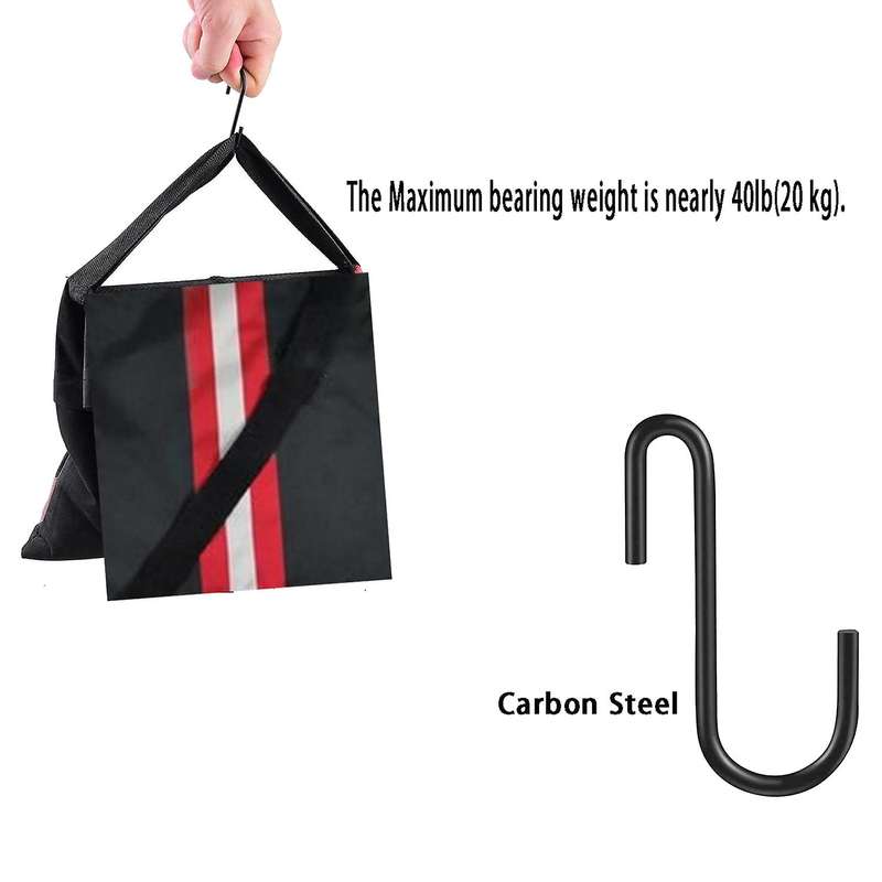 40 Pack S Shaped Hooks, Metal Hanging Hangers for Kitchen Bathroom