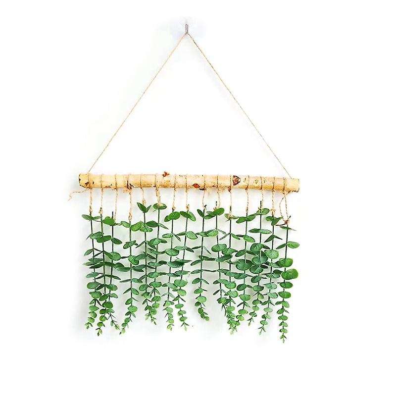 Artificial Eucalyptus Wall Hanging Decor Wall Hanging for Wedding A